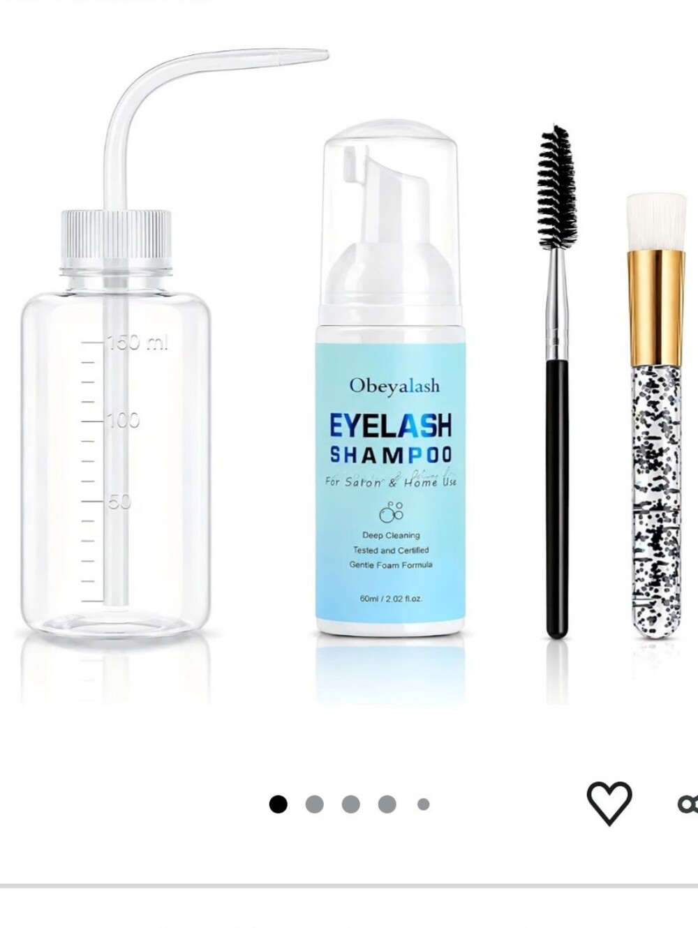Eyelash Shampoo for Eyelashes Extensions